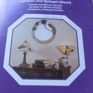 Sablonkönyv, mintakönyv Lampen und Spiegel 98312