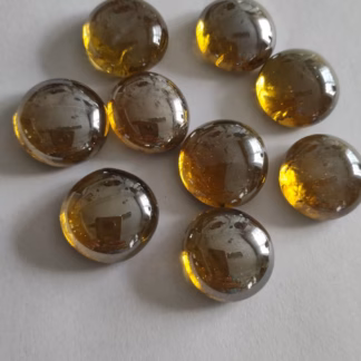 Üvegkavics áttetsző mézsárga 18/20 mm 400 gr.