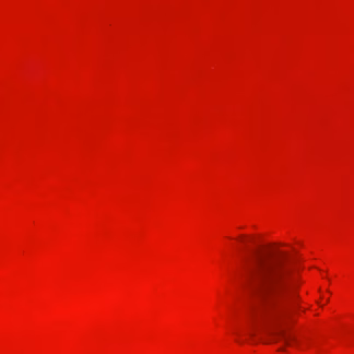 W 18 D EM sötétpiros transzp. üveg