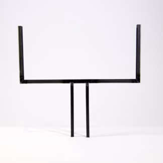 Üvegtartó talppal 30 cm, derékszög