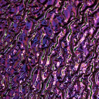 Dichroic COE96 WRBVI fekete-lila gyűrtmintás üveg