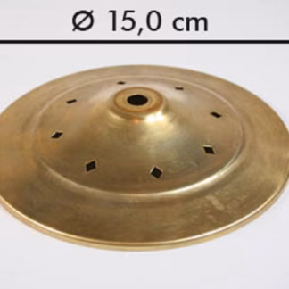 Lámpatető kör 15 cm átm. rombuszlyukas