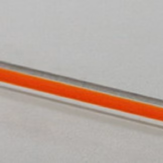 Üvegrúd M áttetsző-narancs filigré opál 4-5 mm