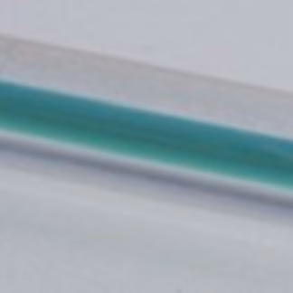 Üvegrúd M áttetsző-türkizzöld filigré opál 4-5 mm