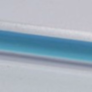 Üvegrúd M áttetsző-türkizkék filigré opál 4-5 mm