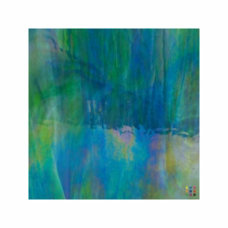 W 197 WO iri kék-zöld irizáló opál üveg