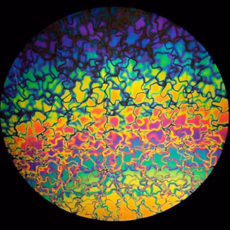 Dichroic COE90 BTBFRB2 fekete-szivárvány vonalkás CBS