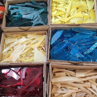 Mozaik üvegtörmelék