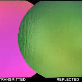 Dichroic COE90 BTCMG átlátszó-magentalila üveg